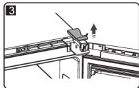 BRANDT BFC644ZNX - Reversing the door - 5