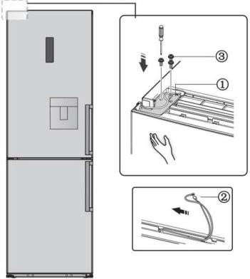 BRANDT BFC644ZNX - Reversing the door - 18
