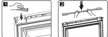 BRANDT BFC644ZNX - Reversing the door - 20