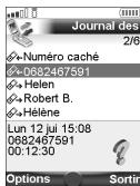 MITSUBISHI TELECOM M430I - Journal des appels - 1