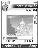 MITSUBISHI TELECOM M430I - Icônes du lecteur video - 1