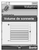 MITSUBISHI TELECOM M430I - Réglages du volume - 1