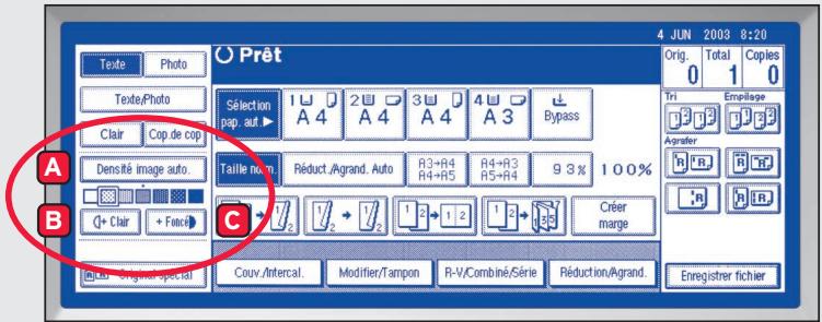 NASHUATEC COPIER SUR LES MULTIFONCTIONNELS - Adaptation de la densité de l'image - 1