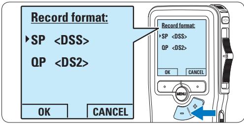 PHILIPS LFH9399 - Change the recording format - 4