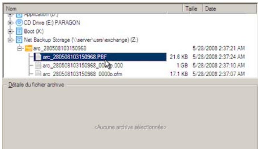 PARAGON SOFTWARE PARTITION MANAGER 10 PROFESSIONAL - Restaurer une partition systeme depuis un lecteur RESEAU - 7