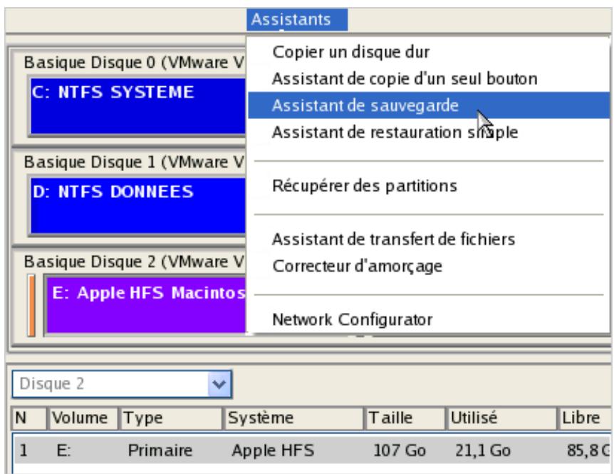 PARAGON SOFTWARE PARTITION MANAGER 10 PROFESSIONAL - Sauvegarder un MAC DUAL BOOT sur un lecteur USB externe - 4