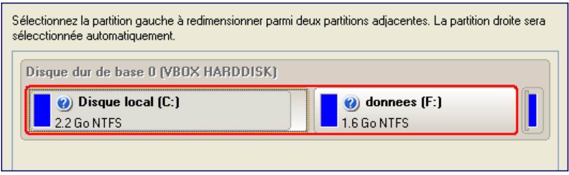 PARAGON SOFTWARE PARTITION MANAGER 10 PROFESSIONAL - Augmenter la taille d'une partition systeme en utilisant l'espace NON utilisé d'une partition adjacente - 1