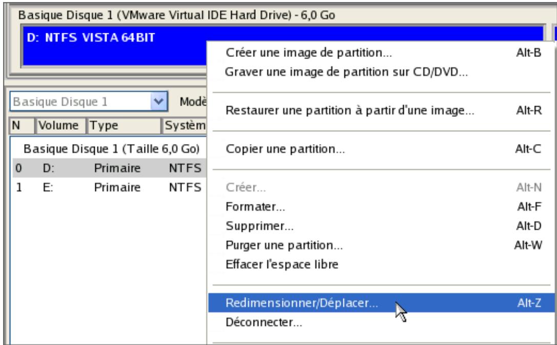 PARAGON SOFTWARE PARTITION MANAGER 10 PROFESSIONAL - Reduire la taille d'une partition systeme pour augmenter CELLE d'une partition de donnnees - 5