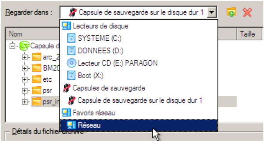 PARAGON SOFTWARE PARTITION MANAGER 10 PROFESSIONAL - Restaurer une partition systeme depuis un lecteur RESEAU - 4