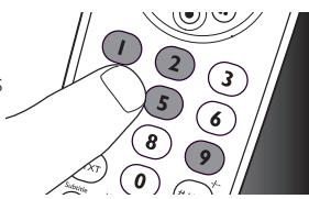 PHILIPS SRP 5004 - Beispiel: Einrichten der Universal-Fernbedienung für Ihr Fernsehgerät: - 3