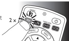 PHILIPS SRP 5004 - Konfigurere den universelle fjernkontrollen - 6