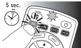 PHILIPS SRP 5004 - Configuration de la télécommande universelle - 1