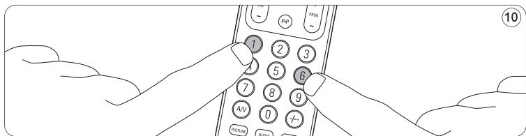 PHILIPS SRU-5110 - Kaukosäätimen alkuperäisten toimintojen palauttaminen - 1