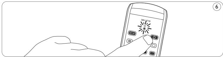 PHILIPS SRU-5110 - Fernbedienung einstellen - 4