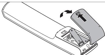 PHILIPS SRU-5110 - Batterien einlegen - 1