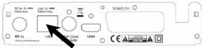 PHILIPS DVB T2 - Connexion au réseau (LAN/Ethernet) - 1
