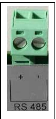 WODTKE CW 21 - Entre "RS 485" (communication bus externe) / affichage "HE" - 1