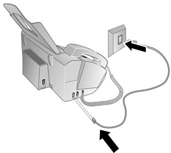 PHILIPS MAGIC 5 PRIMO - Raccorder le cable téléphonique - 2