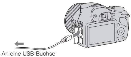 SONY CYBERSHOT DSC-HX300 - Laden durch Anschluss an einen Computer - 1