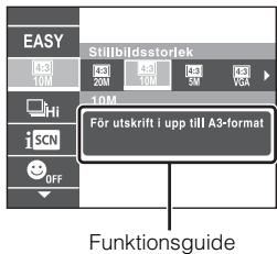 SONY CYBER-SHOT DSC-HX300 - Inledning till övriga Funktioner - 2