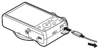 SONY CYBERSHOT DSC-HX60 - Opladning via tilslutning til en computer - 1