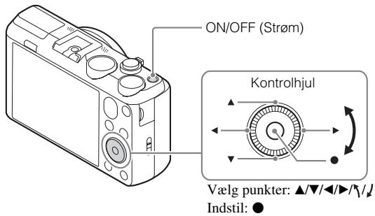 SONY CYBERSHOT DSC-HX60 - Sådan tages hukommelseskortet/batteriet ud - 1