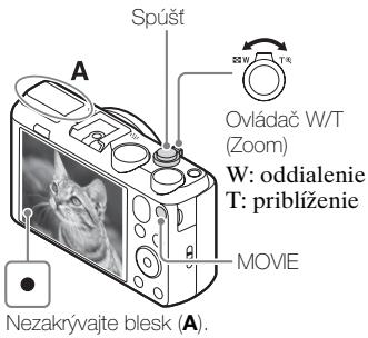SONY CYBERSHOT DSC-HX60 - Snímanie statickych záberov/videoozáznamov - 2