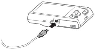 SONY DSC W 830 - Opladning ved tilslutning til en computer - 1