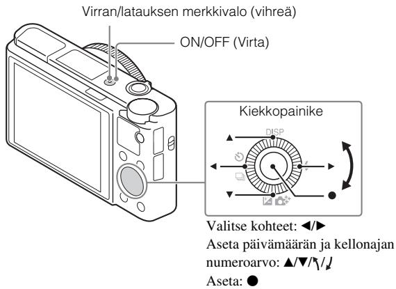 SONY CYBER-SHOT DSC-RX100M III - Kellonajan asettaminen - 1