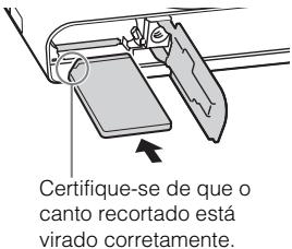 SONY CYBER-SHOT DSC-RX100M III - Inserção de um cartão de memória (vendido separadamente) - 2