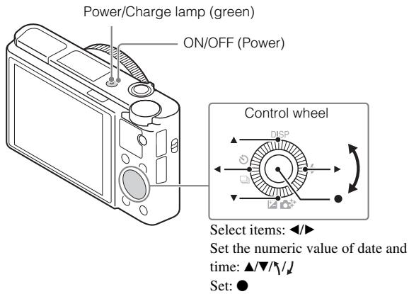 SONY CYBER-SHOT DSC-RX100M III - Setting the clock - 1