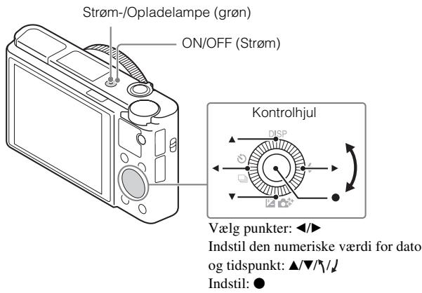 SONY CYBER-SHOT DSC-RX100M III - Indstilling af uret - 1