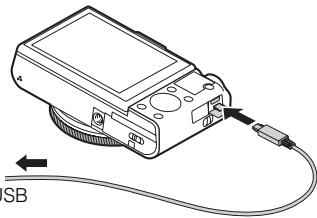 SONY CYBER-SHOT DSC-RX100M III - Charge en se raccordant à un ordinateur - 1