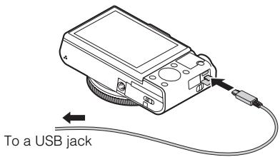 SONY CYBER-SHOT DSC-RX100M III - Charging by connecting to a computer - 1