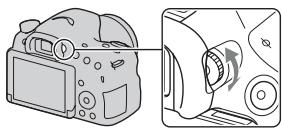 SONY ALPHA SLT-A58 - Uprava zrakové ostrosti hledáčku (dioptrická korekce) - 1