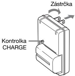 SONY ALPHA SLT-A58 - Pripojte nabiječku do sítove zásuvky. - 1
