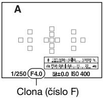 SONY ALPHA SLT-A58 - Nastavte volic rezimnu na A. - 2