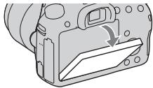 SONY ALPHA SLT-A58 - Displej LCD nastavte tak,   abyste na něj dobře viděli. - 1