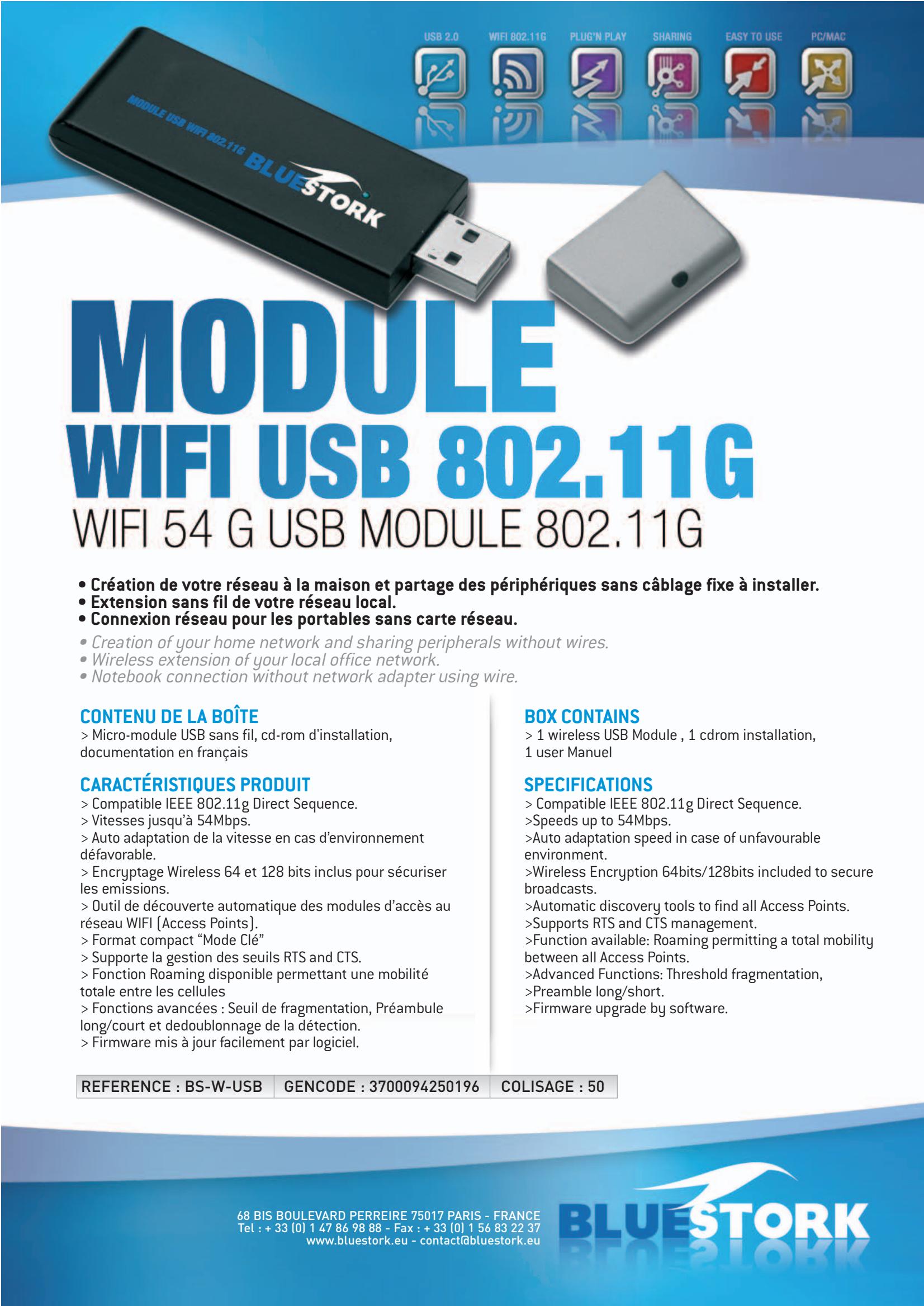BLUESTORK BS-WG-USB - 1
