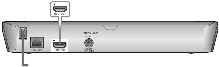 SONY BDP S1100 - Collegamento al televisore - 1