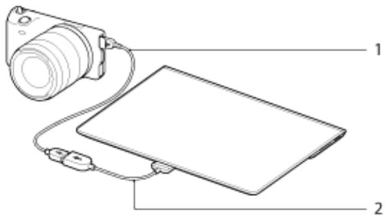 SONY SGP-T212 - Connexion d'un périphérique USB - 1