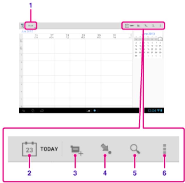 SONY SGP-T212 - Utilisation de l'« agenda - 1