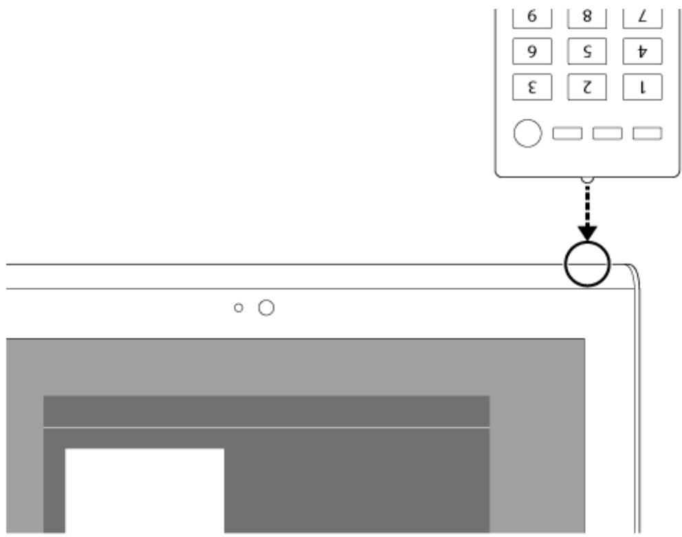 SONY SGP-T212 - Apprentissage et enregistrement du signal de la télécommande - 1