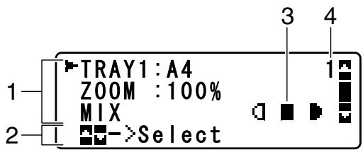 EPSON ACULASER CX16DNF - Ecran principal (Mode Copie) - 2