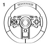 JOYTECH NITRO TRI-FORCE 3IN1 RACING WHEEL - Containido de la caja - 1
