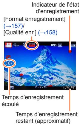 PANASONIC FZ72 - Appuyez sur la touche d'images animées pour commencer à filmer. - 2