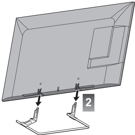 PANASONIC TX-55AS650E - Montaggio del piedistallo - 2