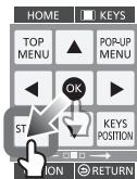 PANASONIC DMPBDT500 - Using the KEYS screen - 2