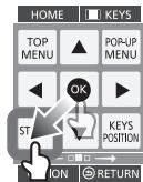 PANASONIC DMPBDT500 - Att använda KEYS-skärmen - 2