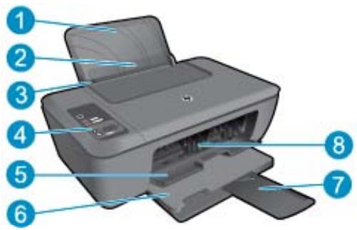 HP DESKJET 2510 - Composants de l'imprimante - 1